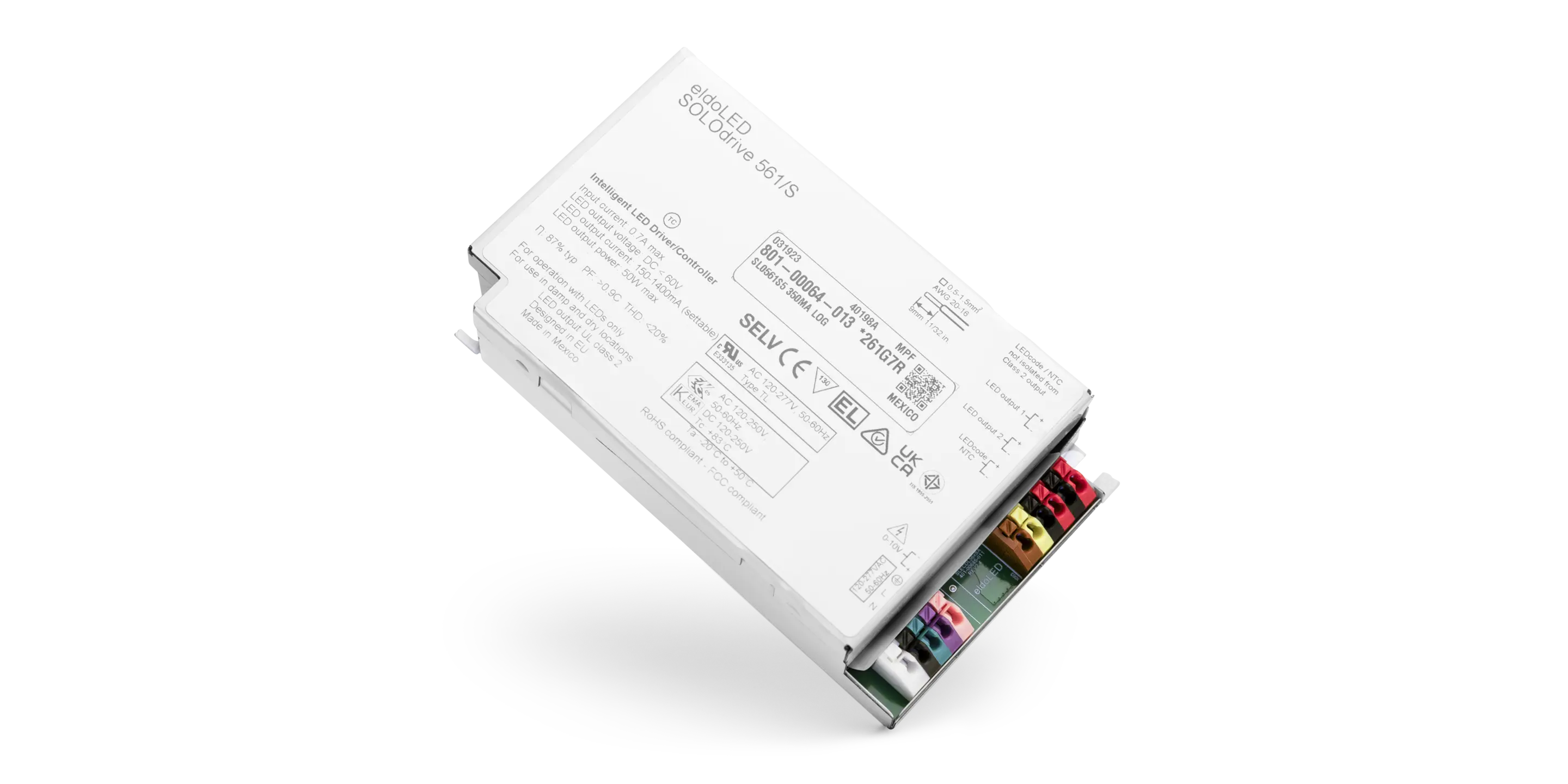 0-10V eldoLED SOLOdrive Intelligent LED Driver front shot